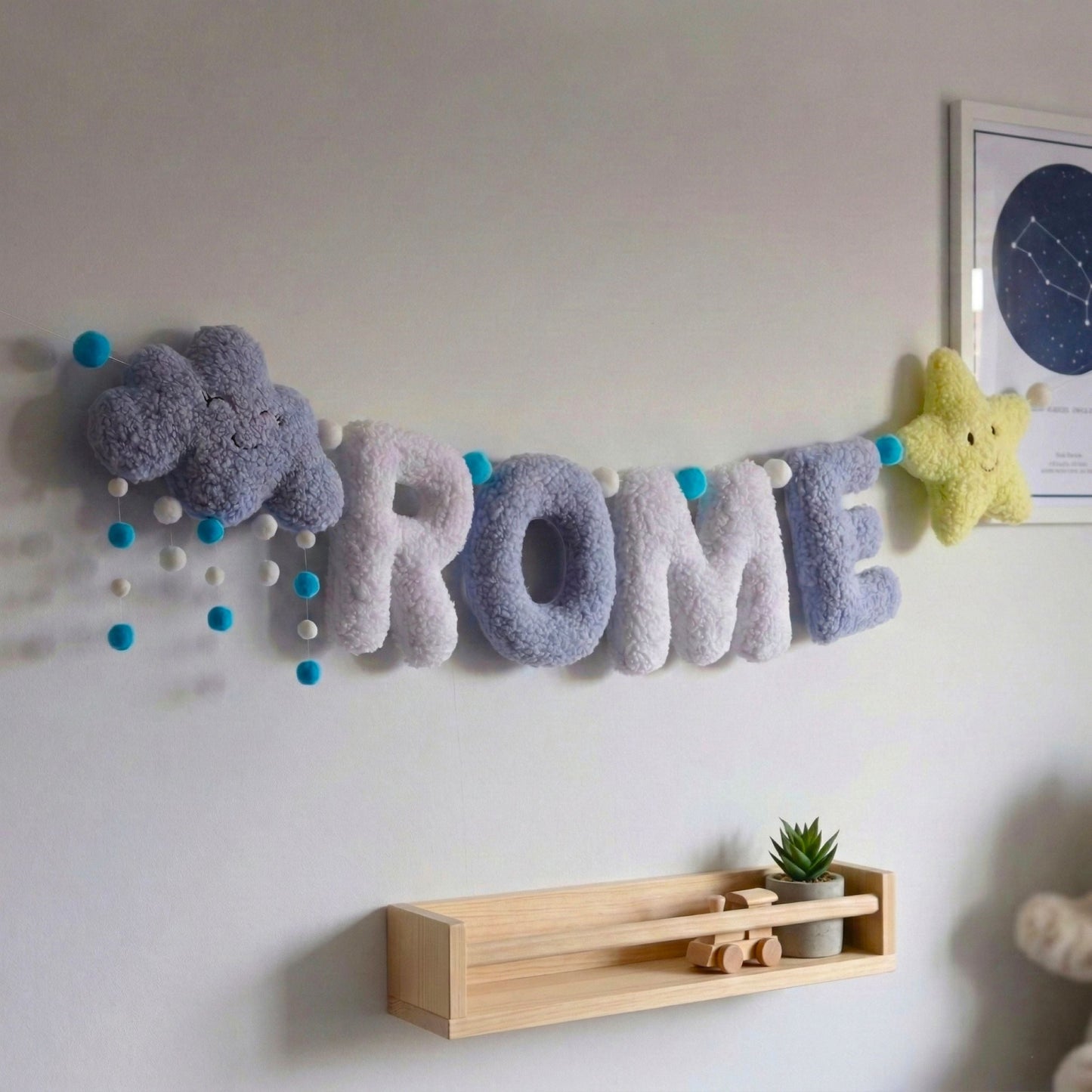 Custom name baby bunner