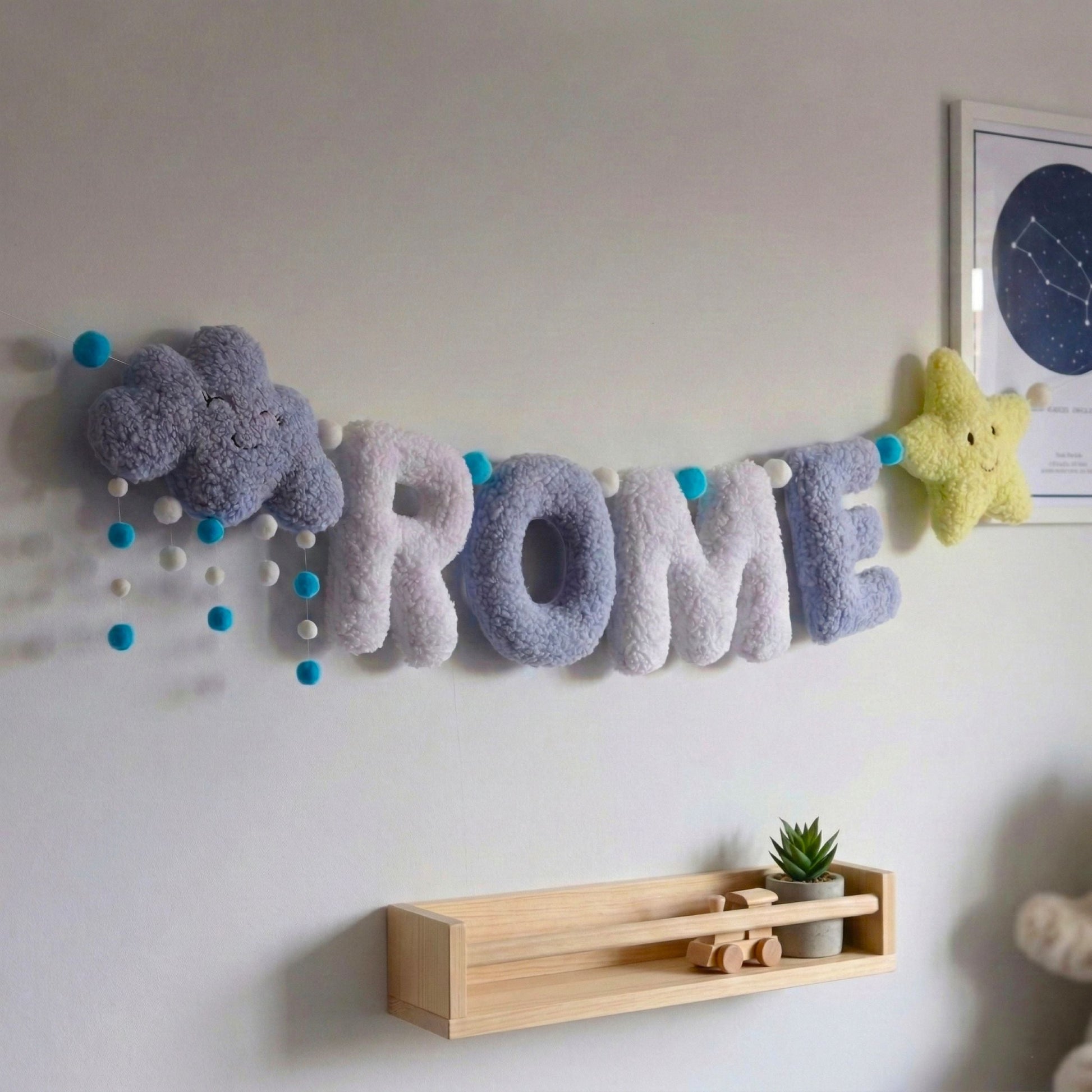 Custom name baby bunner
