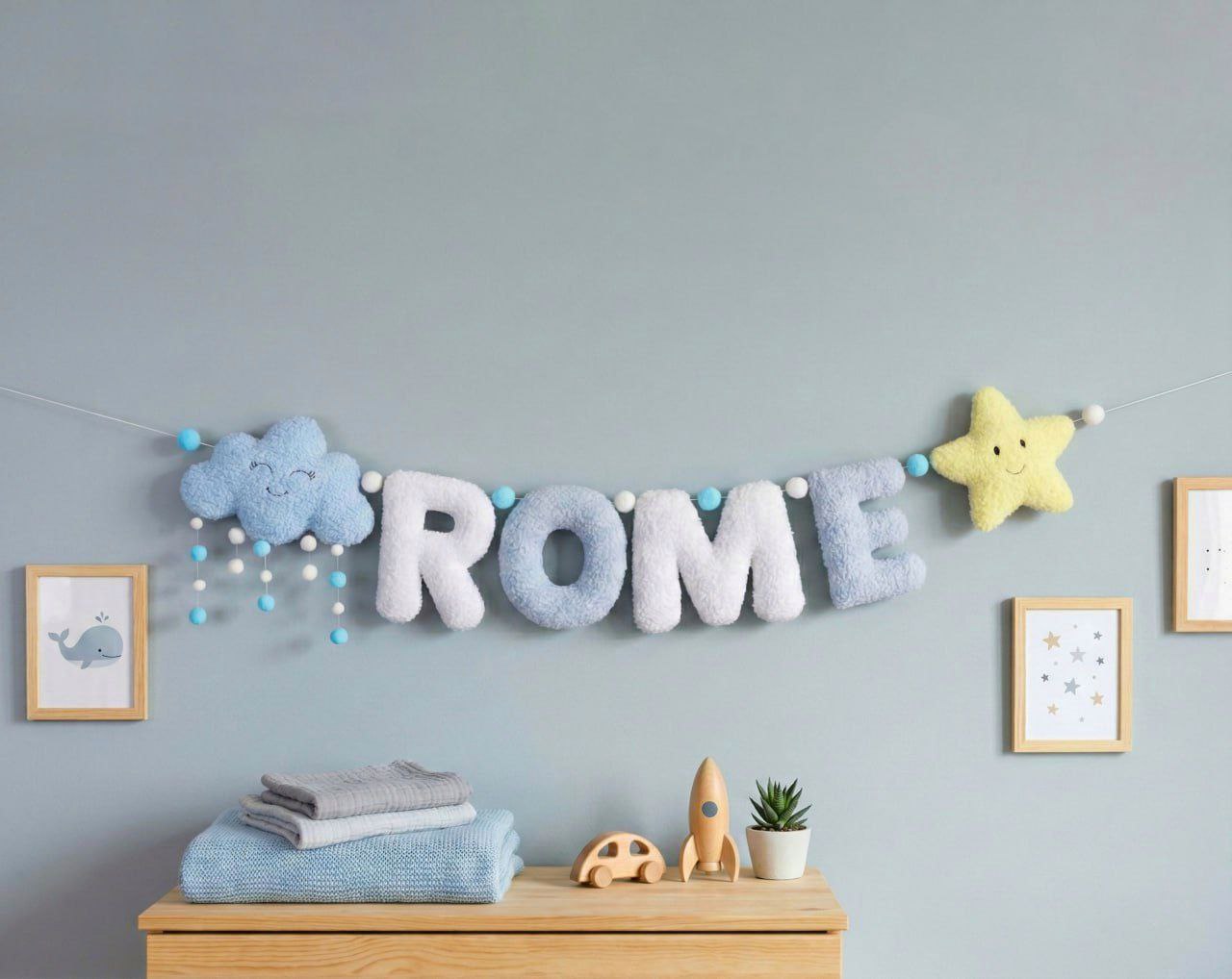 custom baby name sign
