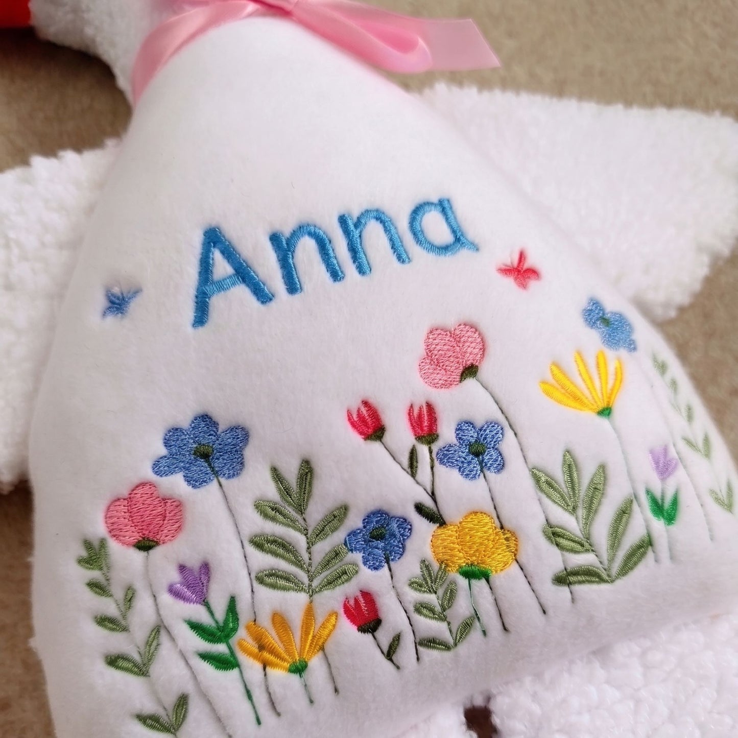 Personalized Plush Goose: Handmade Baby Heirloom Gift