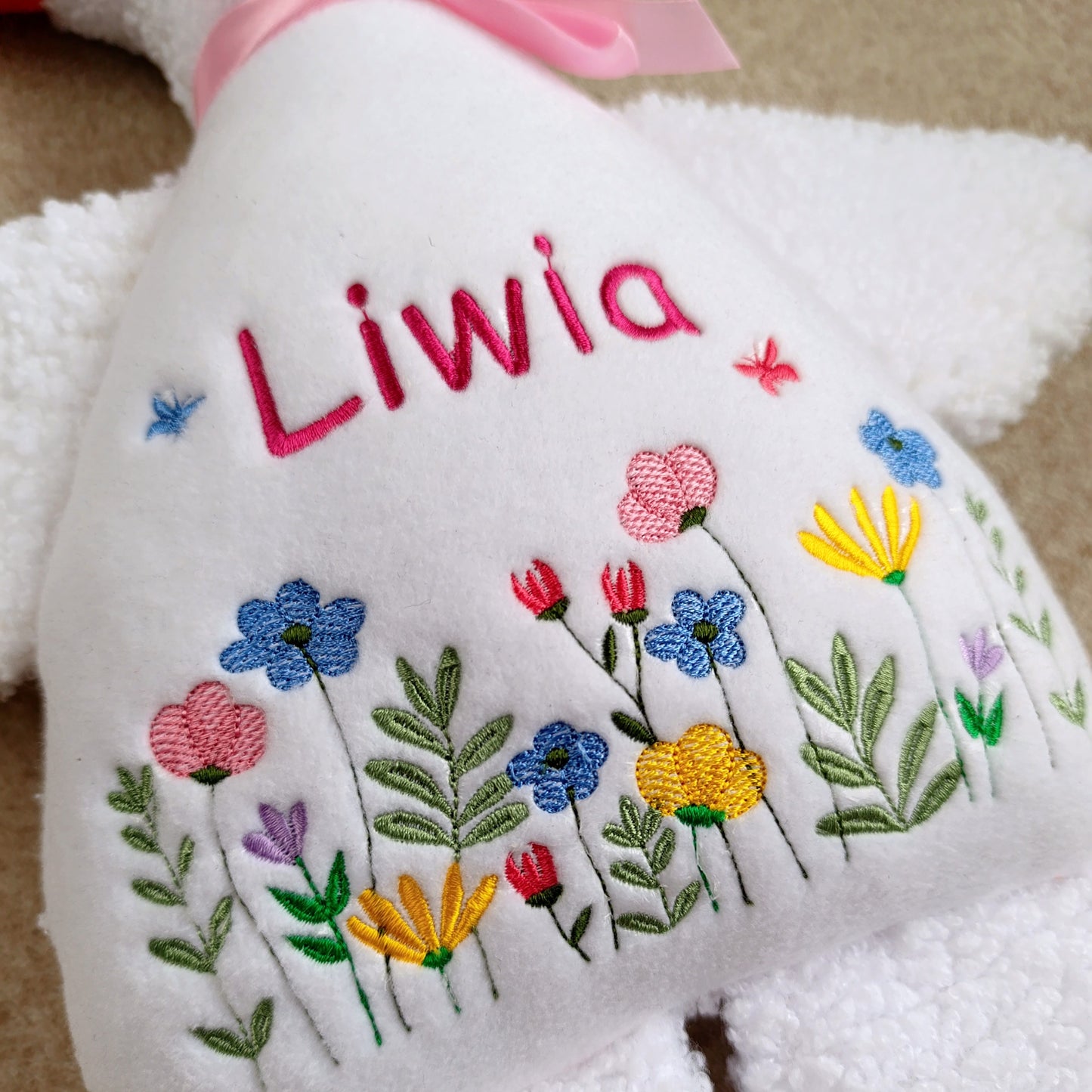 Personalized Plush Goose: Handmade Baby Heirloom Gift
