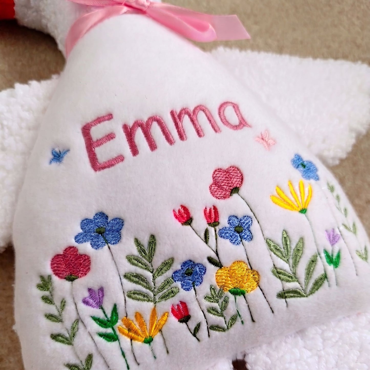 Personalized Plush Goose: Handmade Baby Heirloom Gift