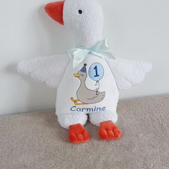 personalized plushie goose