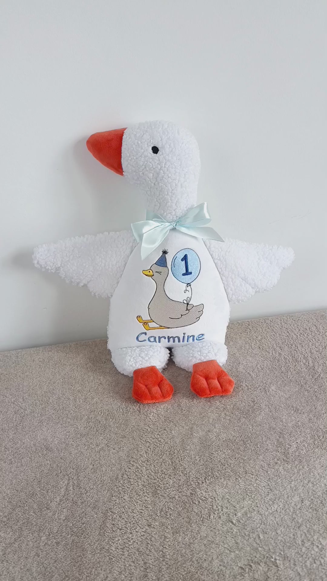 personalized plushie goose